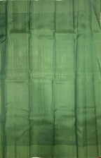 VSOH475 - pastel green color body , green color pallu , blouse - Pure silk saree