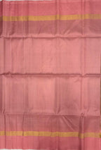 VSCB655 - mehandi green color body , baby pink color pallu , blouse - Pure silk saree