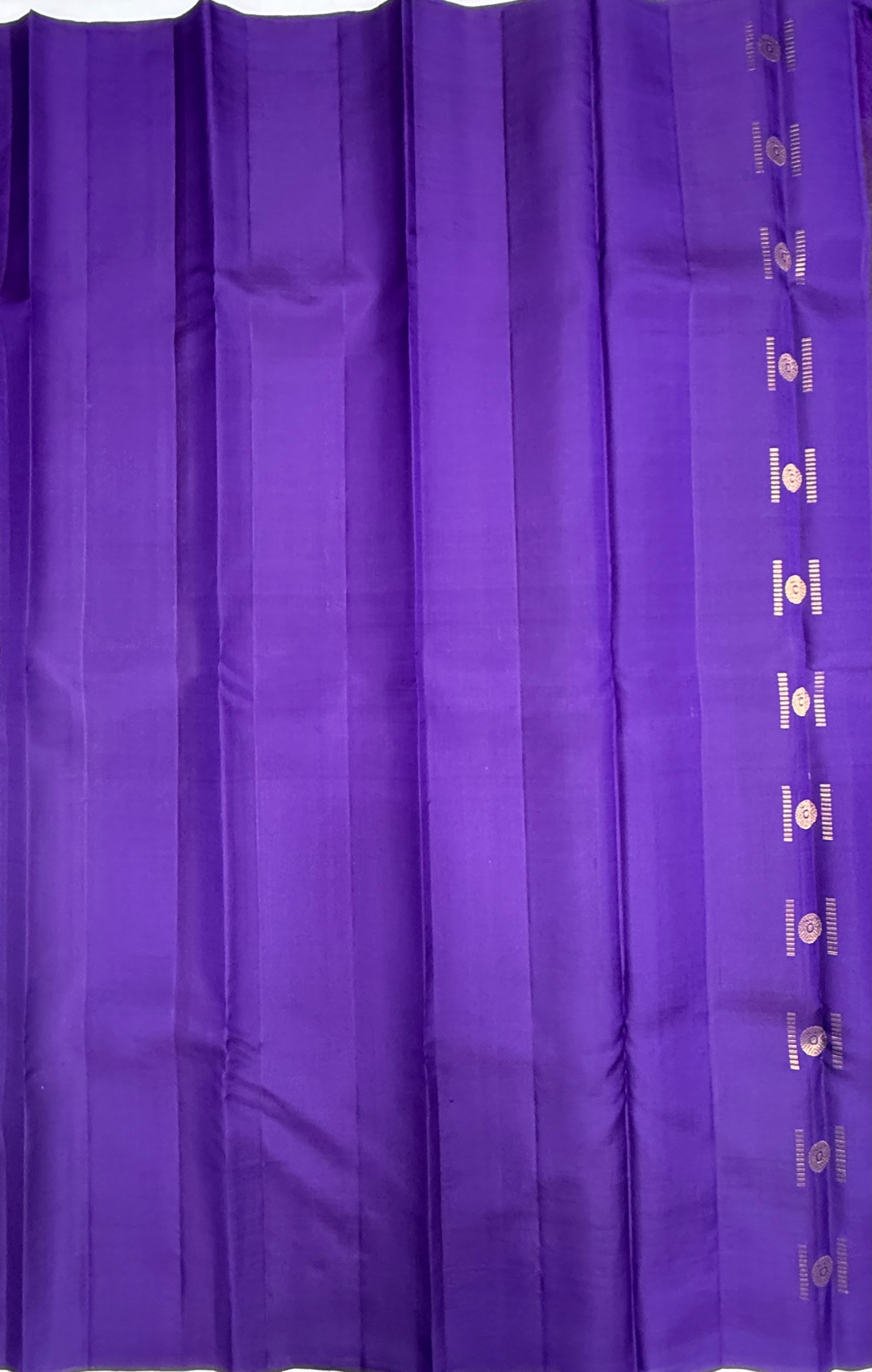VSCB673 - dual yellow with violet color body , dark violet color pallu , blouse - Pure silk saree
