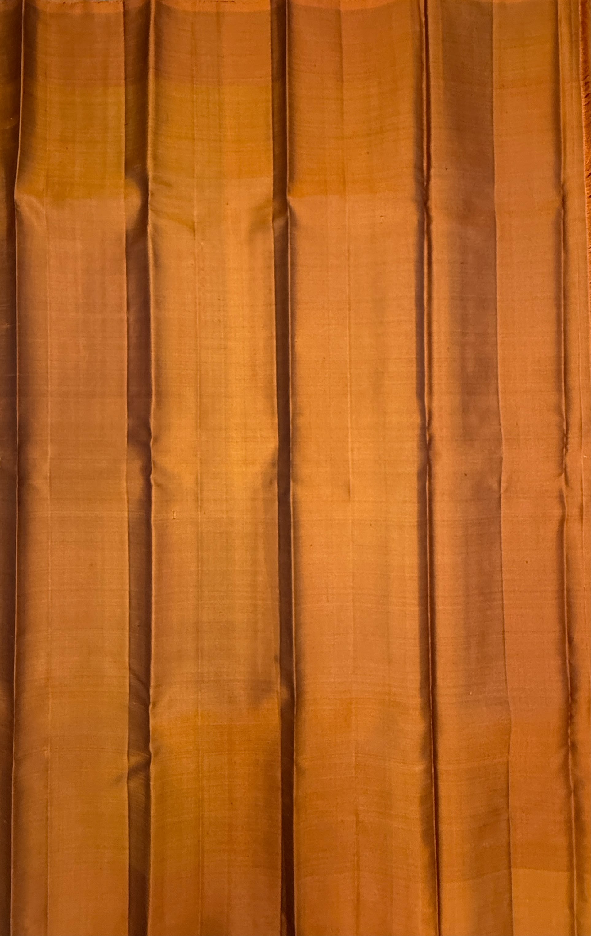 VSCB684 - purple color body , rust orange color pallu , blouse - Pure silk saree