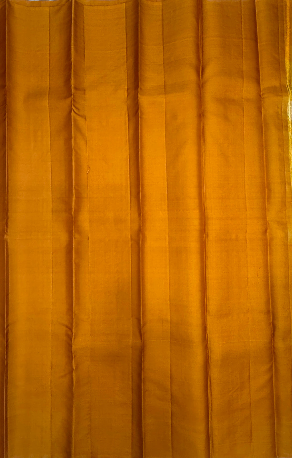 VSCB686 - dual yellow color body , dark mustard color pallu , blouse - Pure silk saree