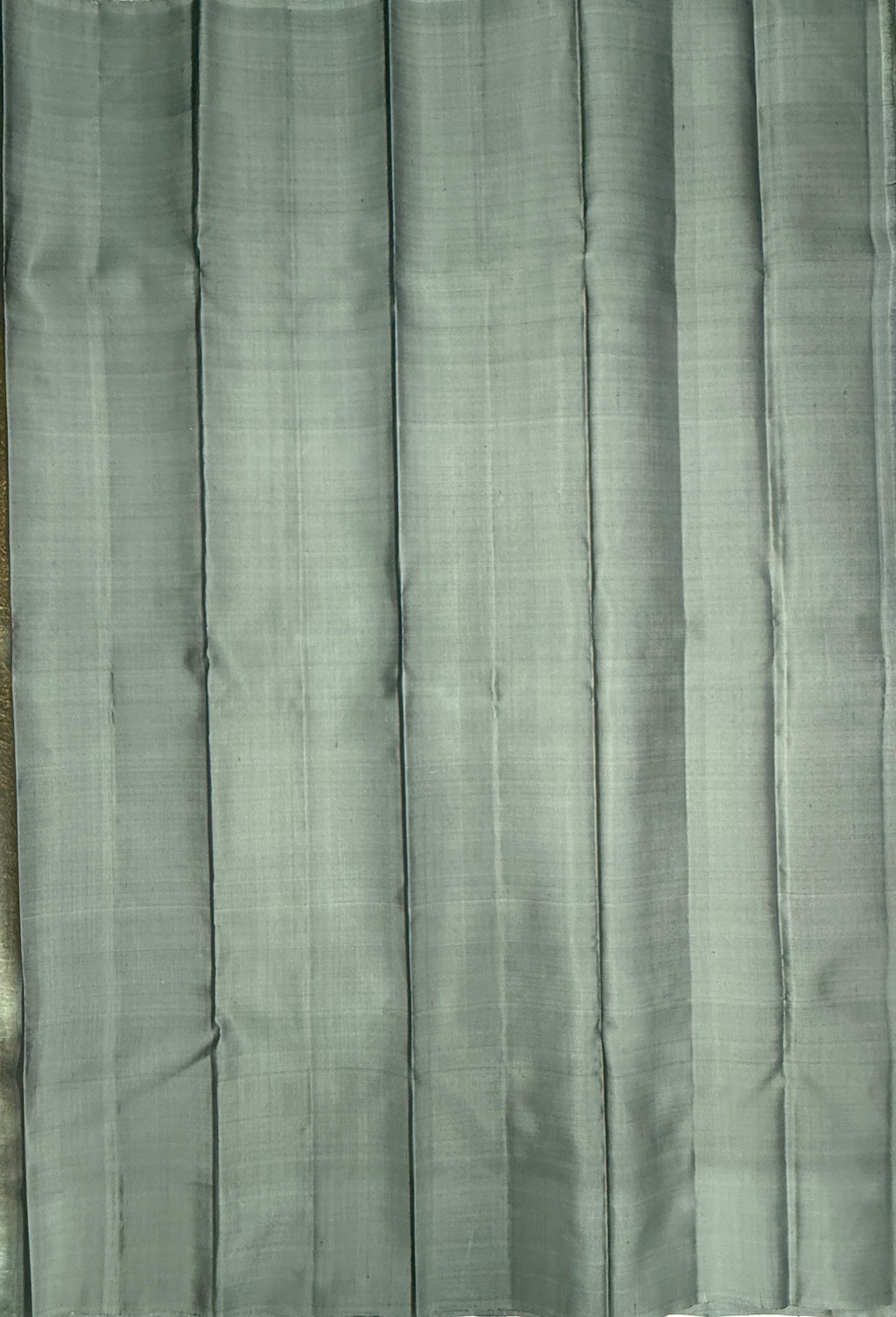 VSCB688 - violet with ink blue color body , grey color pallu , blouse - Pure silk saree
