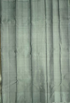 VSCB688 - violet with ink blue color body , grey color pallu , blouse - Pure silk saree