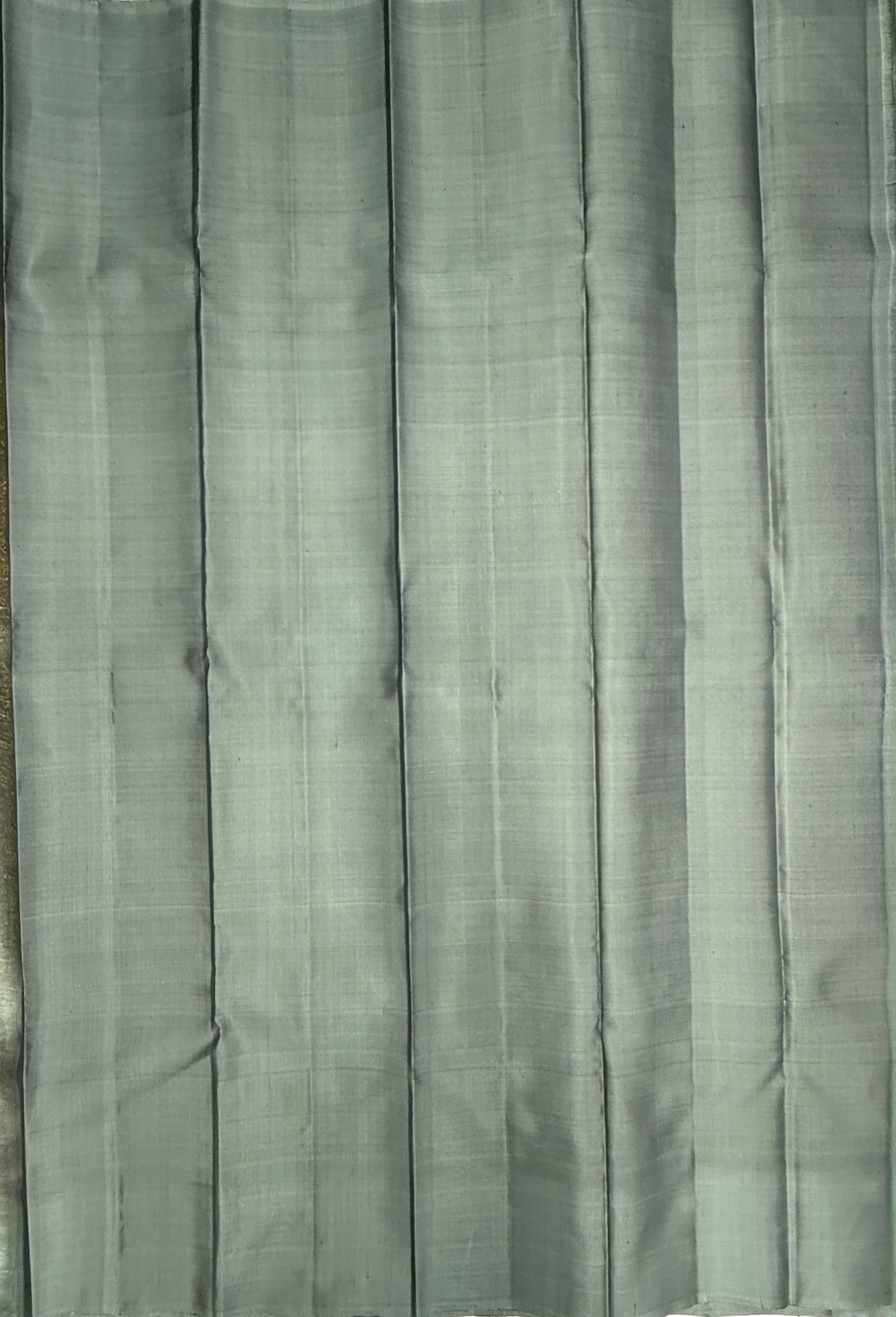 VSCB688 - violet with ink blue color body , grey color pallu , blouse - Pure silk saree