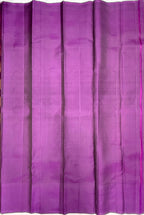 VSCB694 - rust color body , violet color pallu , blouse - Pure silk saree