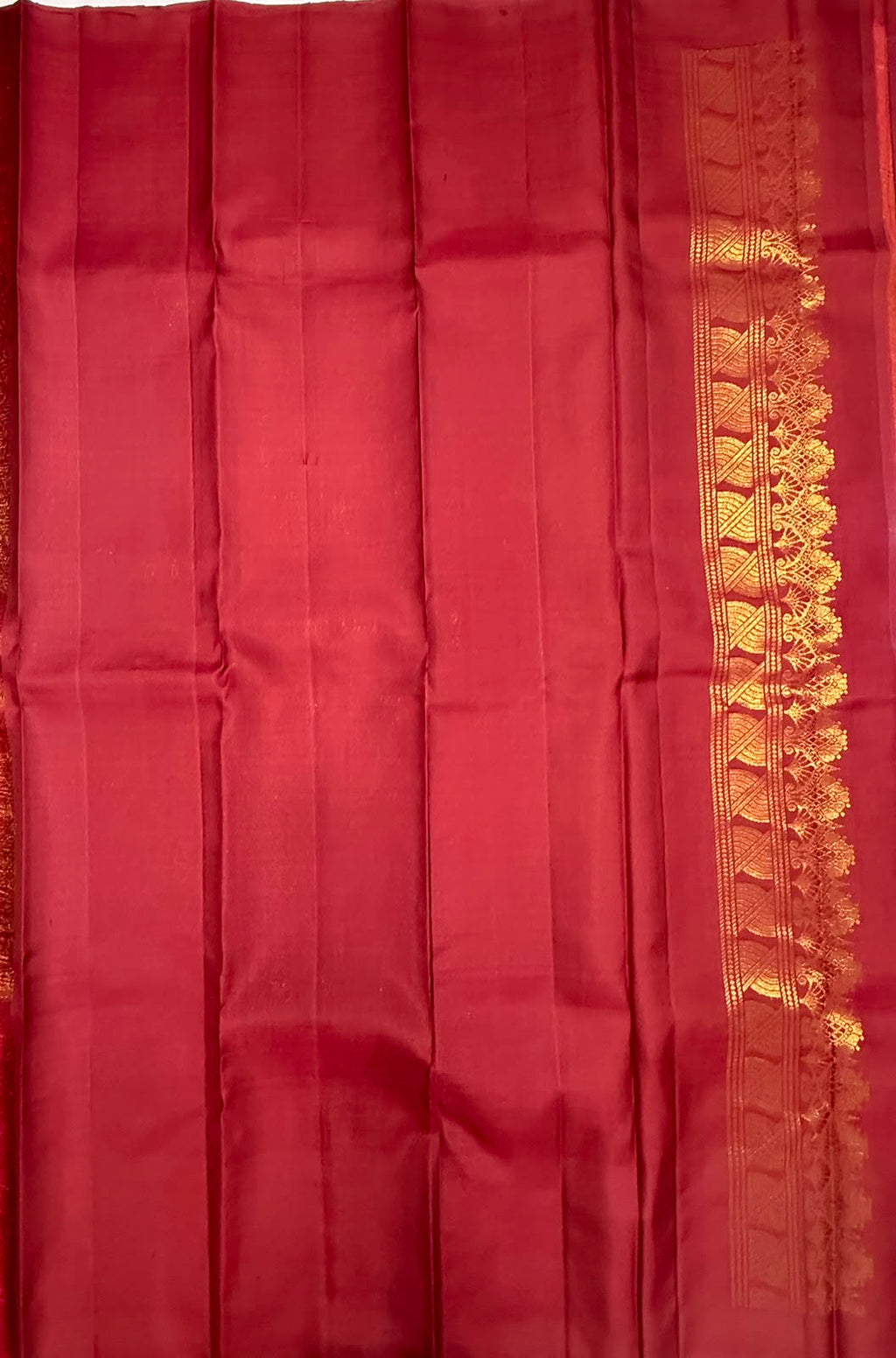 VSCB698 - mustard with maroon color body , maroon color pallu , blouse - Pure silk saree