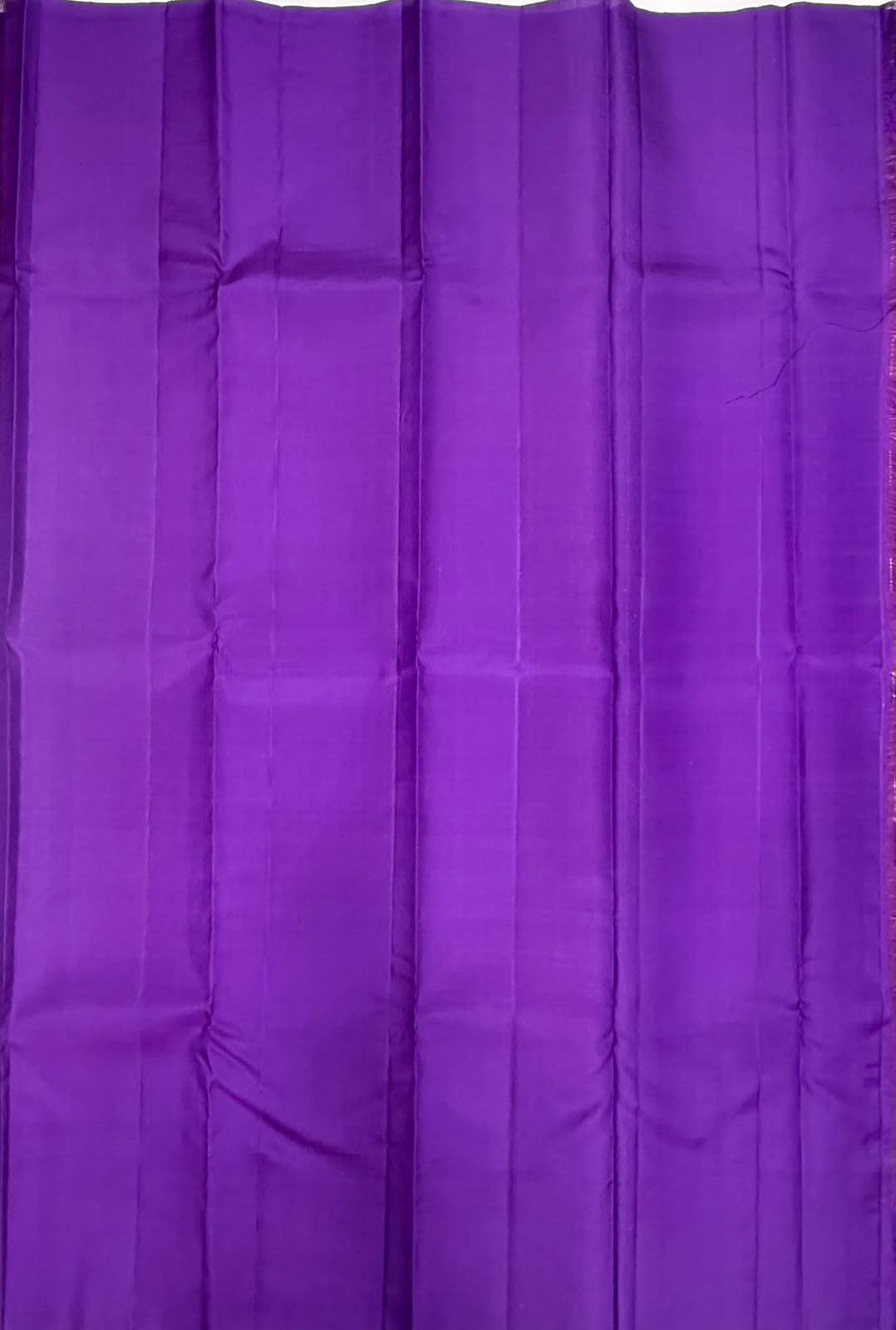 VSCB700 - onion with violet color body , violet color pallu , blouse - Pure silk saree