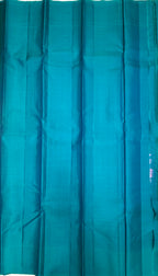 VSCB702 - lavender color body , peacock blue color pallu , blouse - Pure silk saree