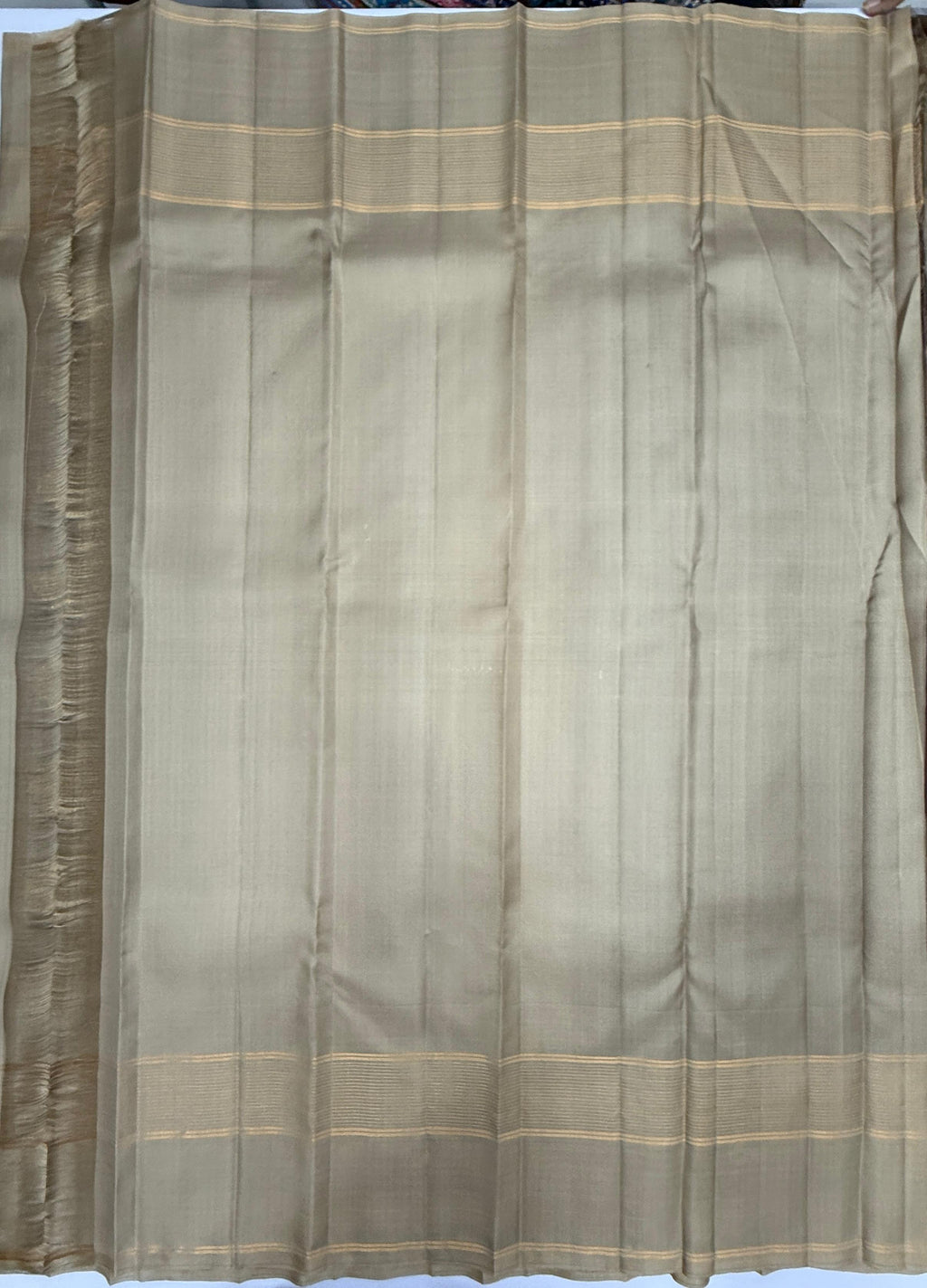 VSF1149 - violet color body , beige color pallu,blouse - Pure silk saree