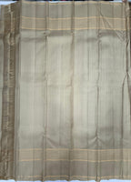 VSF1149 - violet color body , beige color pallu,blouse - Pure silk saree