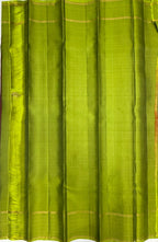 VSF1163 - maroon color body , green color pallu,blouse - Pure silk saree