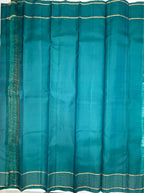 VSF1167 - light blue color body , peacock blue color pallu,blouse - Pure silk saree