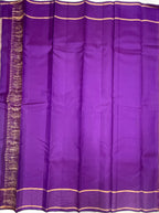 VSF1174 - light lavender color body , violet color pallu,blouse - Pure silk saree