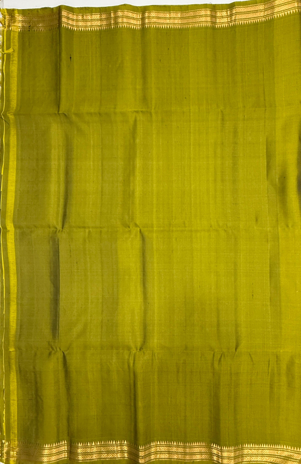 VSF1187 - dark violet color body , mehandi green color pallu,blouse - Pure silk saree