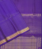 VSF1188 - violet color body , pallu,blouse - Pure silk saree