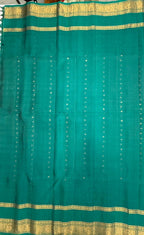 VSF1203 - lavender color body , peacock green color pallu,blouse - Pure silk saree
