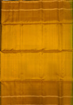 VSF1207 - dark green color body , mustard yellow color pallu,blouse - Pure silk saree