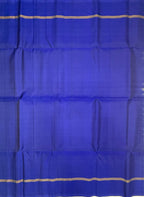 VSF1212 - ink blue color body , pallu,blouse - Pure silk saree