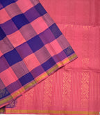 VSF1228 - multicolor color body , pink color pallu,blouse - Pure silk saree