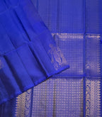 VSBP113 - blue color body , pallu,blouse - Pure silk saree