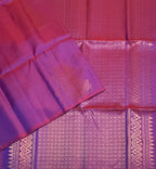 VSBP114 - blue with red color body , pallu,blouse - Pure silk saree