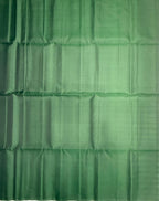 VSBP115 - dark green color body , pallu,blouse - Pure silk saree