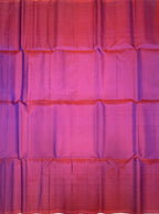 VSBP116 - blue with red color body , pallu,blouse - Pure silk saree