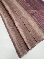 VSBL433 - light onion color body , multi color pallu , blouse - Pure silk saree
