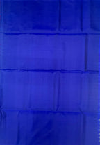 VSBL425 - violet color body , blue color pallu , blouse - Pure silk saree