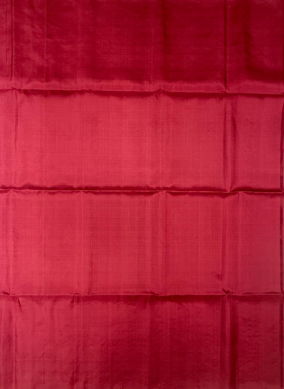 VSBL429 - lavender color body , dusky pink color pallu , blouse - Pure silk saree