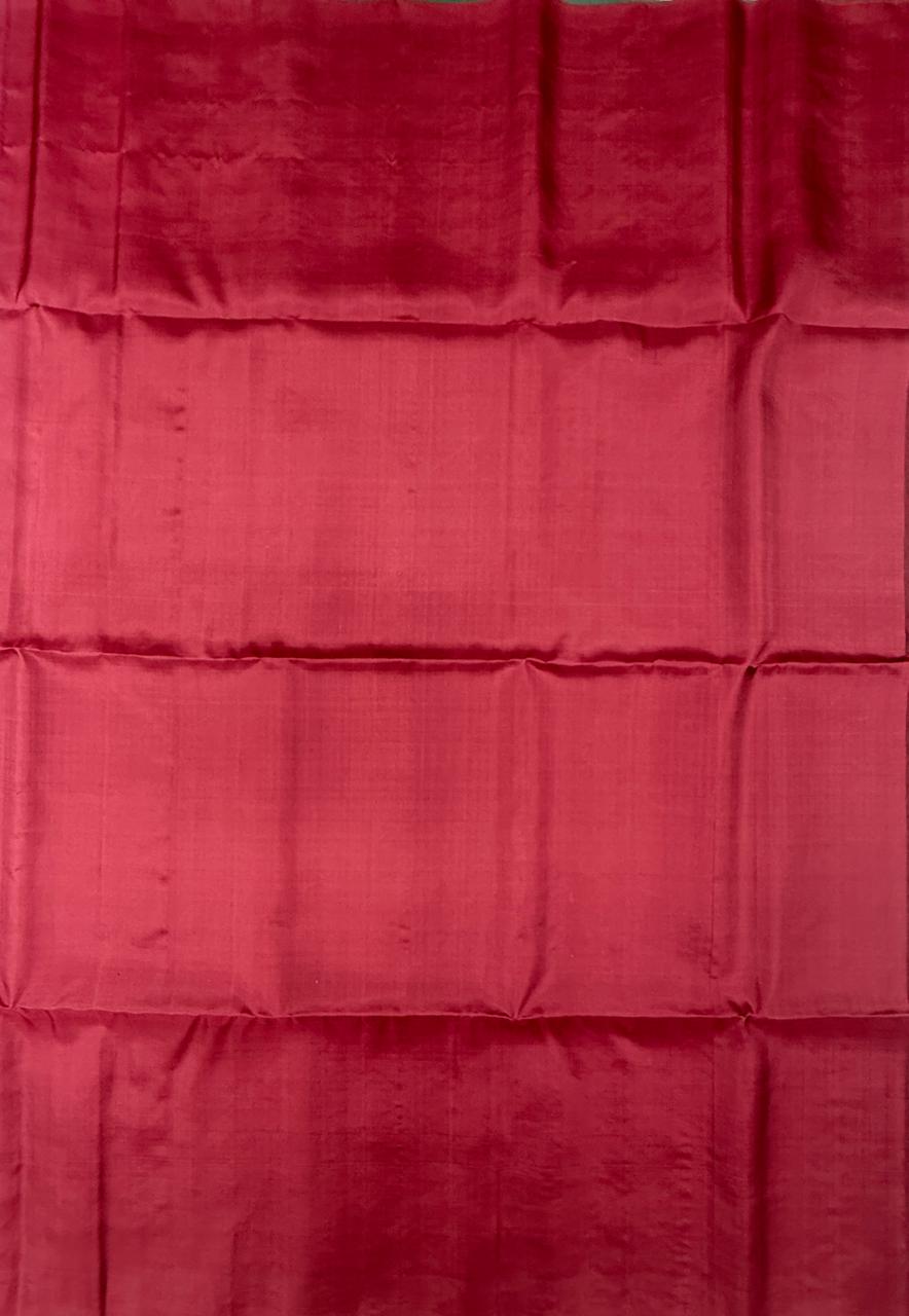 VSBL430 - pastel blue color body , dusky pink color pallu , blouse - Pure silk saree