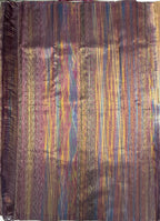 VSBL438 - dark lavender color body , multi color pallu , blouse - Pure silk saree