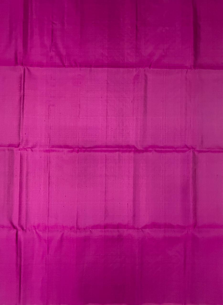 VSF1246 - purple color body , pallu,blouse - Pure silk saree
