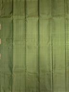 VSS498 - green color body, pallu , blouse pure silk saree