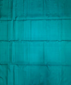 VSS500 - turquoise blue color body, pallu , blouse pure silk saree