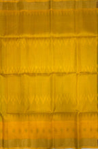 VSIS478 - beige color body , yellow color pallu , blouse - Pure silk saree