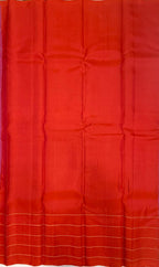 VSM508 - milk rose color body , pinkish orange color pallu , blouse&nbsp;