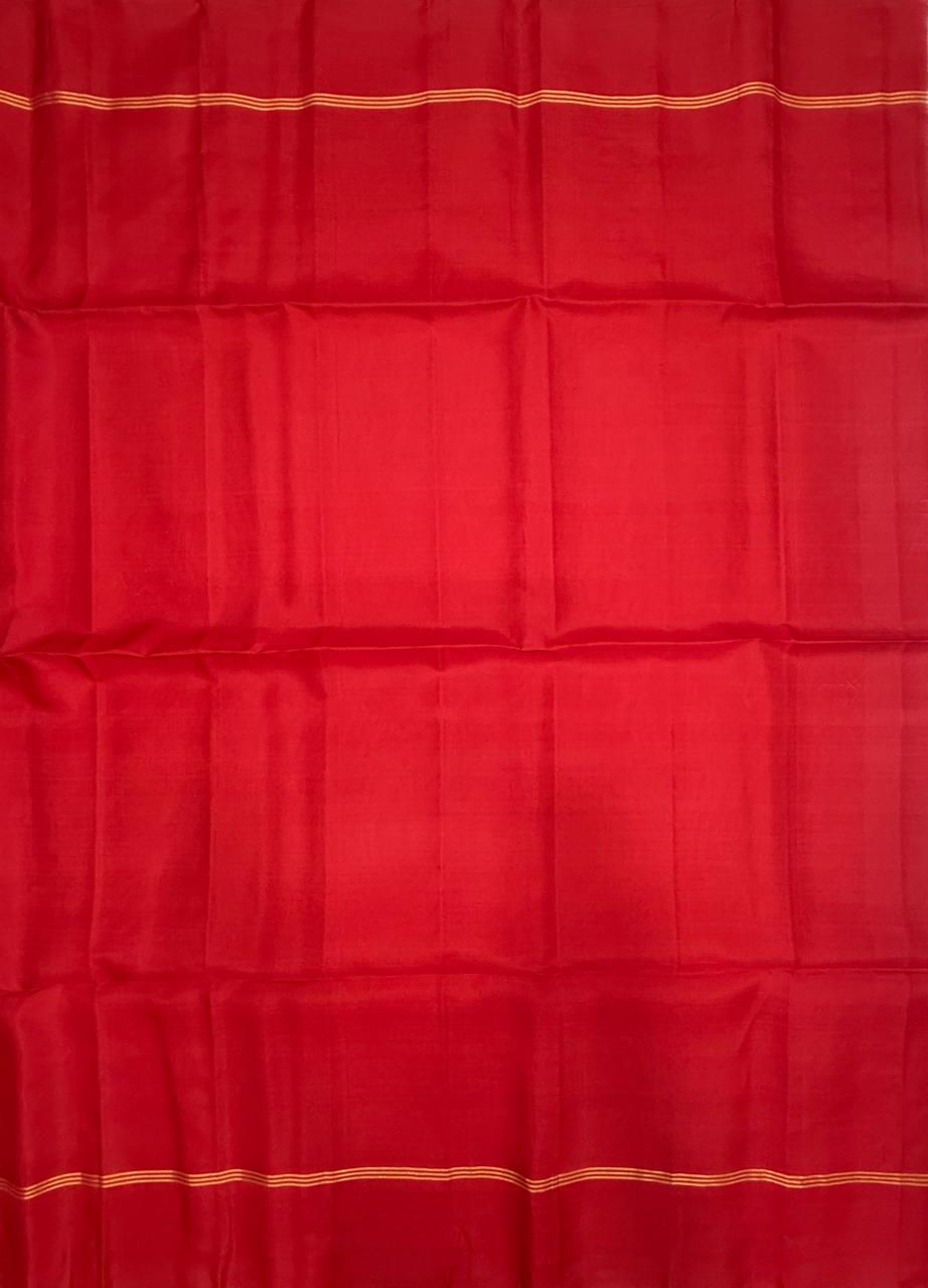 VSM513 - red color body , pallu , blouse&nbsp;