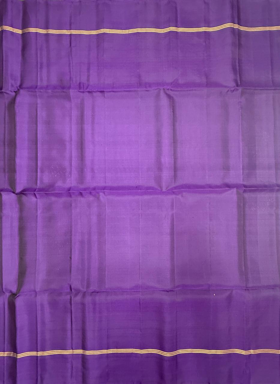 VSM515 - violet color body , pallu , blouse&nbsp;