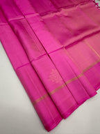 VSM516 - candy pink color body , pallu , blouse.