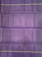 VSM522 - rust orange color body , violet color pallu , blouse.