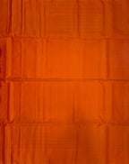 VSM523 - dark pink color body , orange color pallu , blouse.