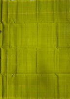 VSM527 - dark purple color body , leaf green color pallu , blouse.