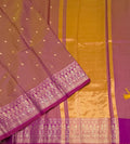 VSAS1482 - dual pink color body, pinkish orange color pallu , blouse.