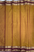 VSAS1489 - dual pink color body, honey color pallu , blouse.
