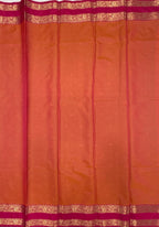 VSAS1498 - dual pink color body, pinkish orange color pallu , blouse.