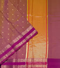 VSAS1498 - dual pink color body, pinkish orange color pallu , blouse.