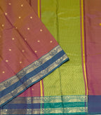 VSAS1503 - dual pink color body, dual green color pallu , blouse.