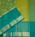 VSAS1518 - dual green color body, pallu , blouse.