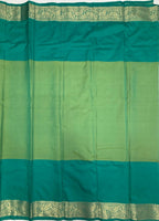 VSAS1518 - dual green color body, pallu , blouse.